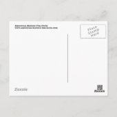 ニューヨー描ク市葉書に乗った路面電車 ポストカード (裏面)