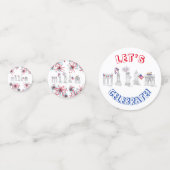 ニューヨー祝ク市7月4日愛国心 コンフェッティ (正面)