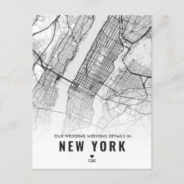 ニューヨー結婚クの週末詳細 エンクロージャーカード