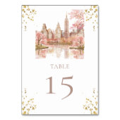 ニューヨー結婚ク テーブルナンバー (裏面)