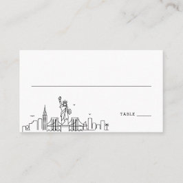 ニューヨー結婚ク | 座席表の前後 プレイスカード