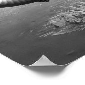 ニューヨー飛んでいるクシティ上空の飛行船 ポスター (角)