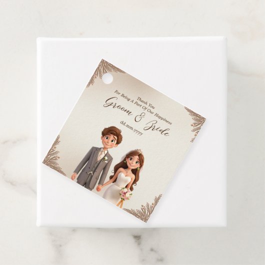 ニューライウィズサンキュー結婚式の引き出物 フェイバータグ (インサイチュ)