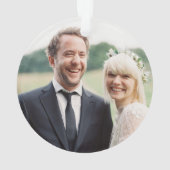 ニューライウィズ初めてのクリスマスタータンチェックホリデーフォト オーナメント (裏面)