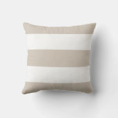 ニューライトカーキ&ホワイトストライプソファ枕ギフト クッション (裏面)