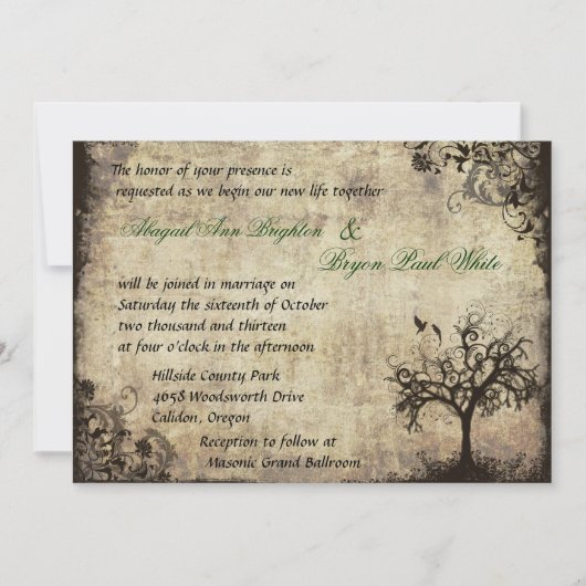 ニューライフヴィンテージウェディング招待状 招待状 (正面)