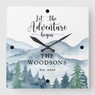 ニューライ結婚ウェズ スクエア壁時計