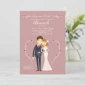 ニューラブポストズブル結婚ンチ招待状 招待状 (スタンド正面)