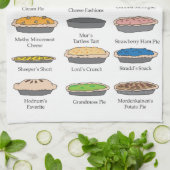 ニューラルネットワークパイ キッチンタオル (折り畳み)