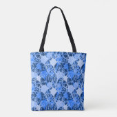 ニューラルネットワーク青ニューロン トートバッグ (裏面)