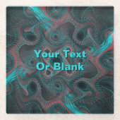 ニューラルネットワーク ガラスコースター (正面)