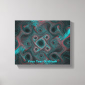 ニューラルネットワーク キャンバスプリント (正面)