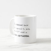 ニューラルネットワーク:ザ·トルース·マグ コーヒーマグカップ (正面左)