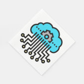 ニューラルネットワーク スタンダードランチョンナプキン (角)