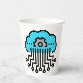 ニューラルネットワーク 紙コップ (正面)