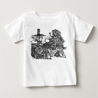 ニューラル迷路Tシャツ ベビーTシャツ