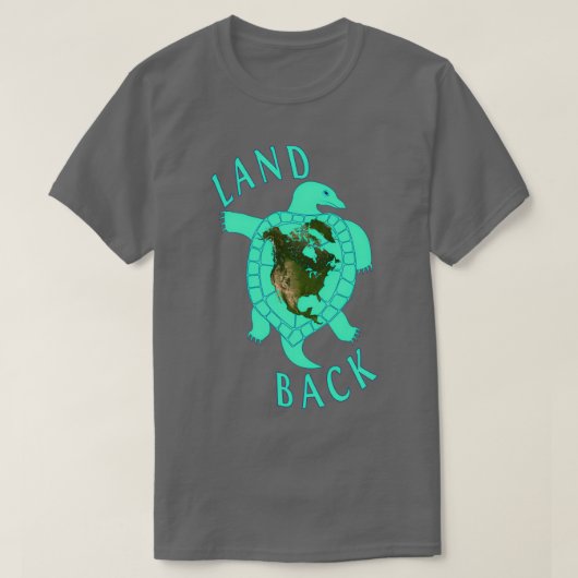 ニューランドバックタートルアイランド Tシャツ (デザイン正面)