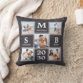 ニューリウェパーソナライズされたッズ結婚の写真集 クッション (ブランケット)