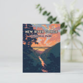 ニューリバーゲナショナルパークウェストバージニアカード (スタンド正面)