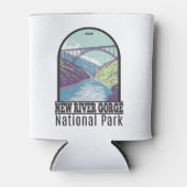 ニューリバーゲナショナルパークウェストバージニア橋 缶クーラー (正面)