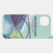 ニューリバーゲナショナルパークウェストバージニア橋 Case-Mate iPhoneケース (裏面 (横))