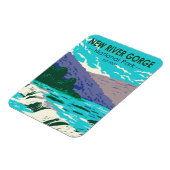 ニューリバーゲナショナルパークウェストバージニア マグネット (左側)