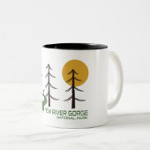 ニューリバーゲナショナルパークトレイル ツートーンマグカップ (正面右)