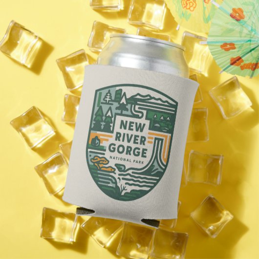 ニューリバーゲナショナルパーク旅行エンブレム 缶クーラー (インサイチュ 夏)