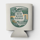 ニューリバーゲナショナルパーク旅行エンブレム 缶クーラー (裏面)