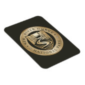 ニューリバーゴージェナショナルパークゴールデンエンブレム マグネット (右側)