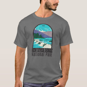 ニューリバーゴージ国立公園ウェストバージニア Tシャツ