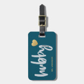 ニューリュードハビータイポグラフィ ラゲッジタグ (正面縦)