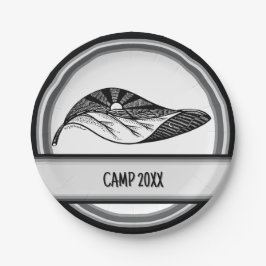 ニューリーフホライゾンキャンパーソナライズされたピングピクニック ペーパープレート