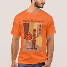 ニュールックハロウィーンのメンズTシャツ