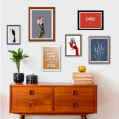 ニュールック エレガント フラワー グラム ファッション アート ポスター