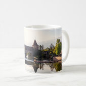 ニュールンベルクの古い中世の橋の上に日没 コーヒーマグカップ (正面右)