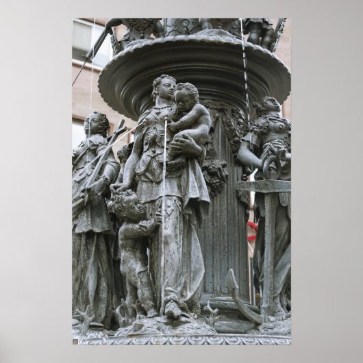 ニュールンベルクの福報の泉 ポスター (正面)