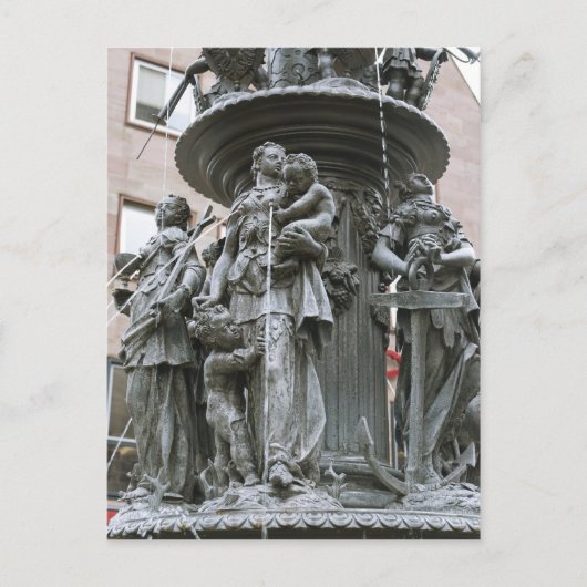 ニュールンベルクの福報の泉 ポストカード (正面)