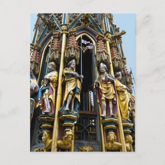 ニュールンベルクの美しい噴水 ポストカード (正面)