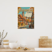 ニュールンベルククラシックドイツ – バイエルン ポスター (キッチン)