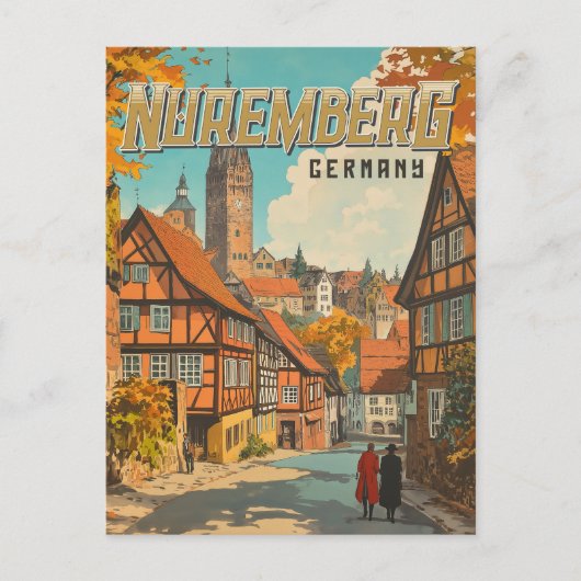 ニュールンベルククラシックドイツ – バイエルン ポストカード (正面)