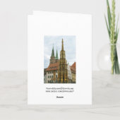 ニュールンベルクグリーティングカード カード (裏面)