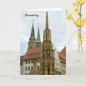 ニュールンベルクグリーティングカード カード (黄色い花)