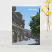 ニュールンベルクグリーティングカード カード (黄色い花)