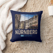 ニュールンベルクヴィンテージバヴァリアドイツ土産 クッション (ブランケット)
