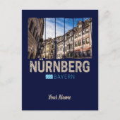 ニュールンベルクヴィンテージバヴァリアドイツ土産 シーズンポストカード (正面)