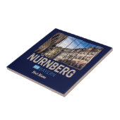 ニュールンベルクヴィンテージバヴァリアドイツ土産 タイル (側面)