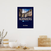 ニュールンベルクヴィンテージバヴァリアドイツ土産 ポスター (キッチン)