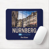 ニュールンベルクヴィンテージバヴァリアドイツ土産 マウスパッド (マウス)
