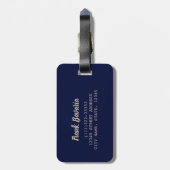 ニュールンベルクヴィンテージバヴァリアドイツ土産 ラゲッジタグ (裏面縦)